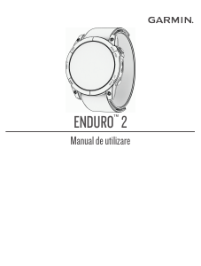 Manual Garmin Enduro 2 Ceas inteligent