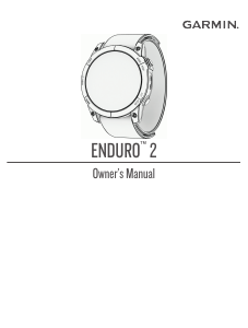 Manual Garmin Enduro 2 Smart Watch