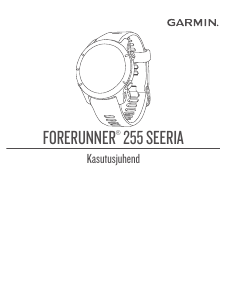 Kasutusjuhend Garmin Forerunner 255S Music Nutikell