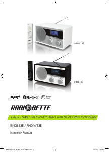 Käyttöohje Radionette RNDIB13E Radio