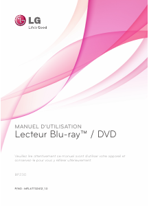 Mode d’emploi LG BP230 Lecteur de blu-ray