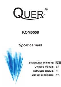 Instrukcja Quer KOM0558 Action cam