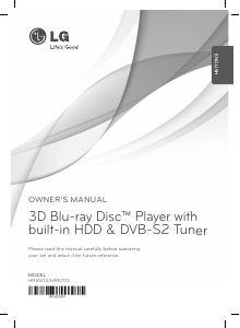 Handleiding LG HR570S Blu-ray speler