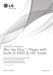 Manual LG HR650 Blu-ray Player