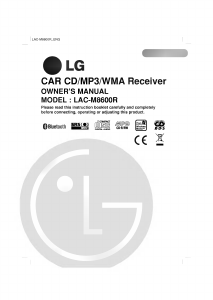 Manual LG LAC-M8600R Car Radio