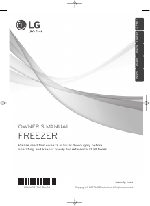 Manual LG GF5237PZJZ Freezer
