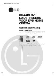 Handleiding LG DA-W6100D Home cinema set