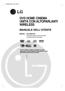 Manuale LG DA-W6100D Sistema home theater