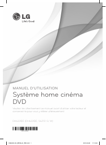 Mode d’emploi LG DH6220C Système home cinéma