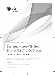 Mode d’emploi LG HB805PH Système home cinéma