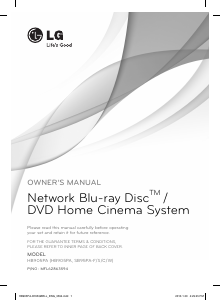 Handleiding LG HB905PA Home cinema set