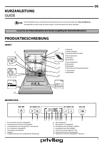 Bedienungsanleitung Privileg RBC 3C24 X Geschirrspüler