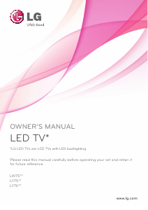 Manual LG 32LY750H LED Television