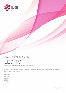 Manual LG 42LP860H-ZA LED Television
