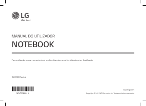 Manual LG 14U70Q-G Computador portátil