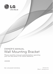 Manual LG LSW430B Wall Mount