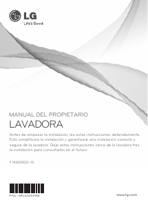 Manual de uso LG F1480RD5 Lavasecadora