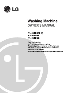 Handleiding LG F1406TDSE Wasmachine