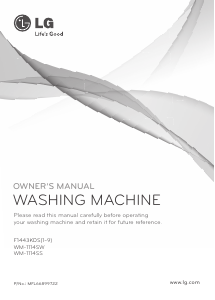 Manual LG F14436IXS Washing Machine