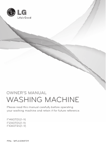 Manual LG F1480TDS Washing Machine