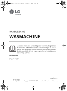 Handleiding LG F4WN509S0 Wasmachine