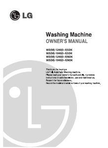 Handleiding LG WD-10400NDK Wasmachine