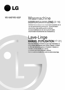 Handleiding LG WD-1042F Wasmachine