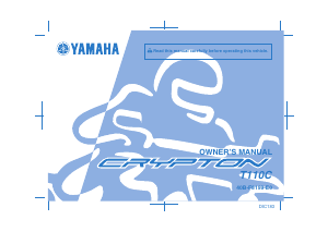 Handleiding Yamaha T105 (2006) Scooter