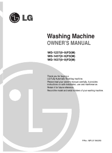 Manual LG WD-14376FDM Washing Machine
