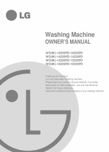 Handleiding LG WD-16220FD Wasmachine