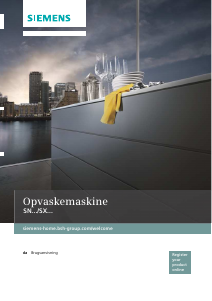 Brugsanvisning Siemens SN45M280SK Opvaskemaskine