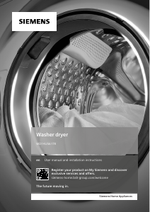 Manual Siemens WD14U561TR Washer-Dryer