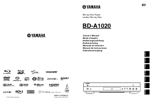 Manual Yamaha BD-A1020 Blu-ray Player