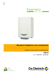 Manuale De Dietrich ECM-M 30/35 MI Caldaia per riscaldamento centralizzato