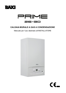 Manuale Baxi Prime 26 Caldaia per riscaldamento centralizzato