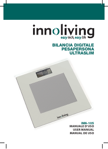 Manual de uso Innoliving INN-105 Báscula