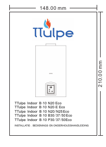 Handleiding TTulpe Indoor B-10 P30/37/50 Eco Geiser