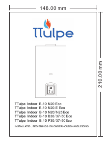 Handleiding TTulpe Indoor B-10 B30/37/50 Eco Geiser
