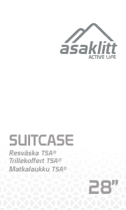 Manual Asaklitt 34-8007-4 Suitcase