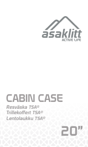 Manual Asaklitt 34-8007-1 Suitcase