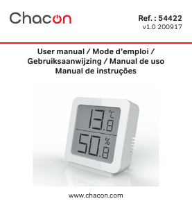 Manual Chacon 54422 Weather Station