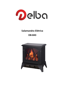 Manual Delba DB-843 Lareira elétrica