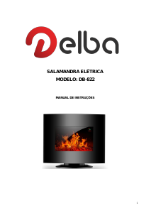 Manual Delba DB-822 Lareira elétrica