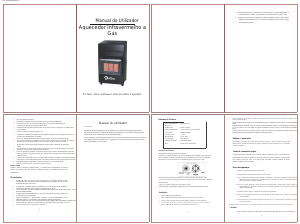 Manual Delba DB-618 Aquecedor