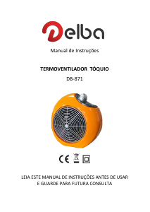 Manual Delba DB-871 Aquecedor