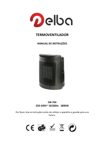 Manual Delba DB-764 Aquecedor