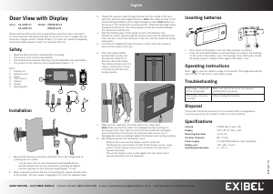 Handleiding Exibel JY8028 Intercomsysteem