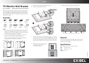 Manual Exibel 38-5325 Wall Mount