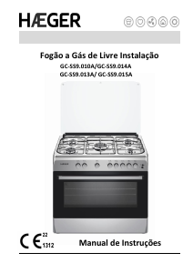 Manual Haeger GC-SS9.014A Fogão