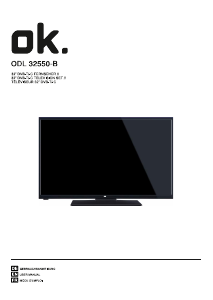 Mode d’emploi OK ODL 32550-B Téléviseur LED